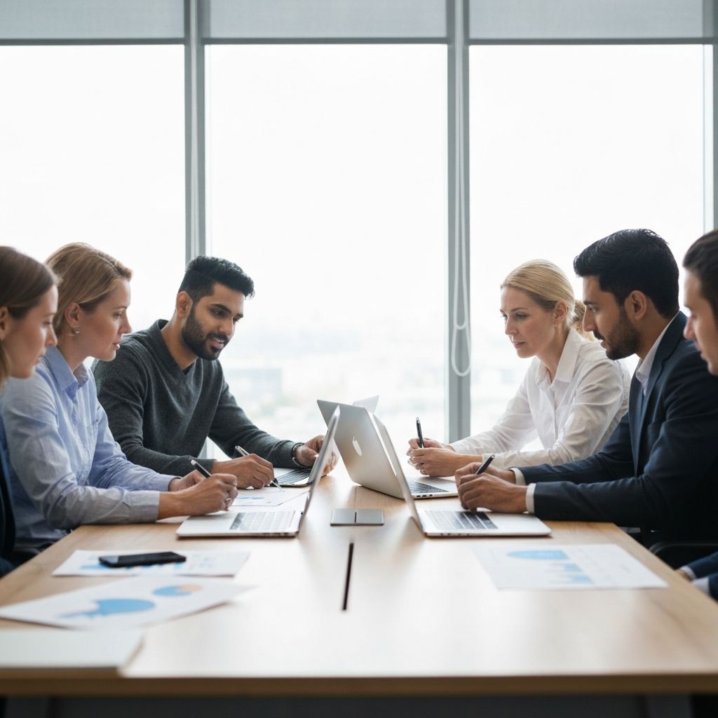 Zespół doradców Alonso & Roy podczas spotkania strategicznego